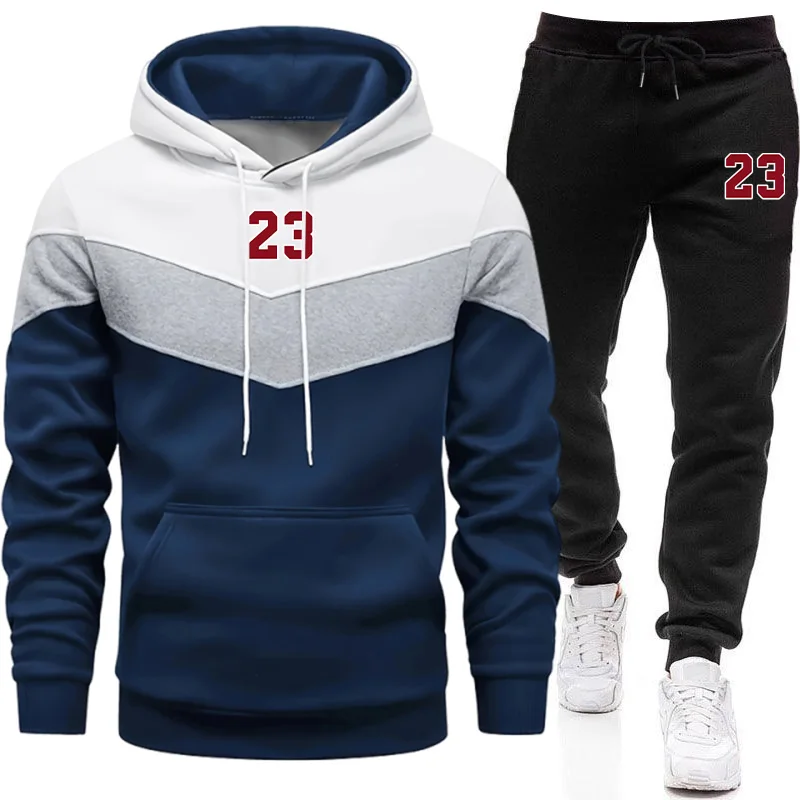 Winter Clothing Matching - New Tracksuit for Man Casual Hooded