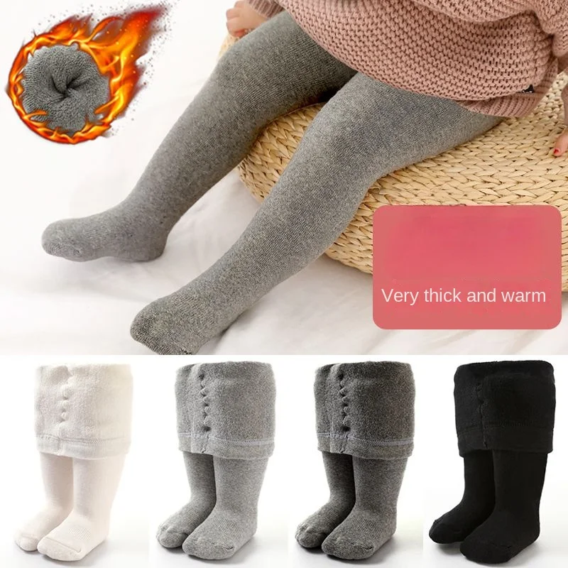 Winter Clothing Newborn - Baby Tights Winter Autumn Solid Color