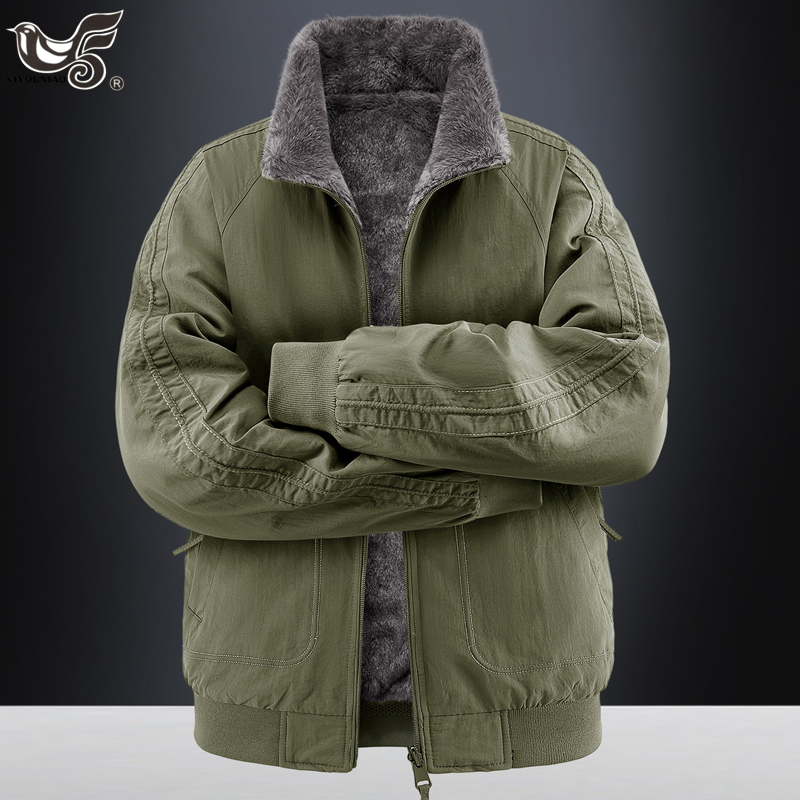 Men Parkas Thick Warm Reversib - огляд і ціна Winter Clothing Game