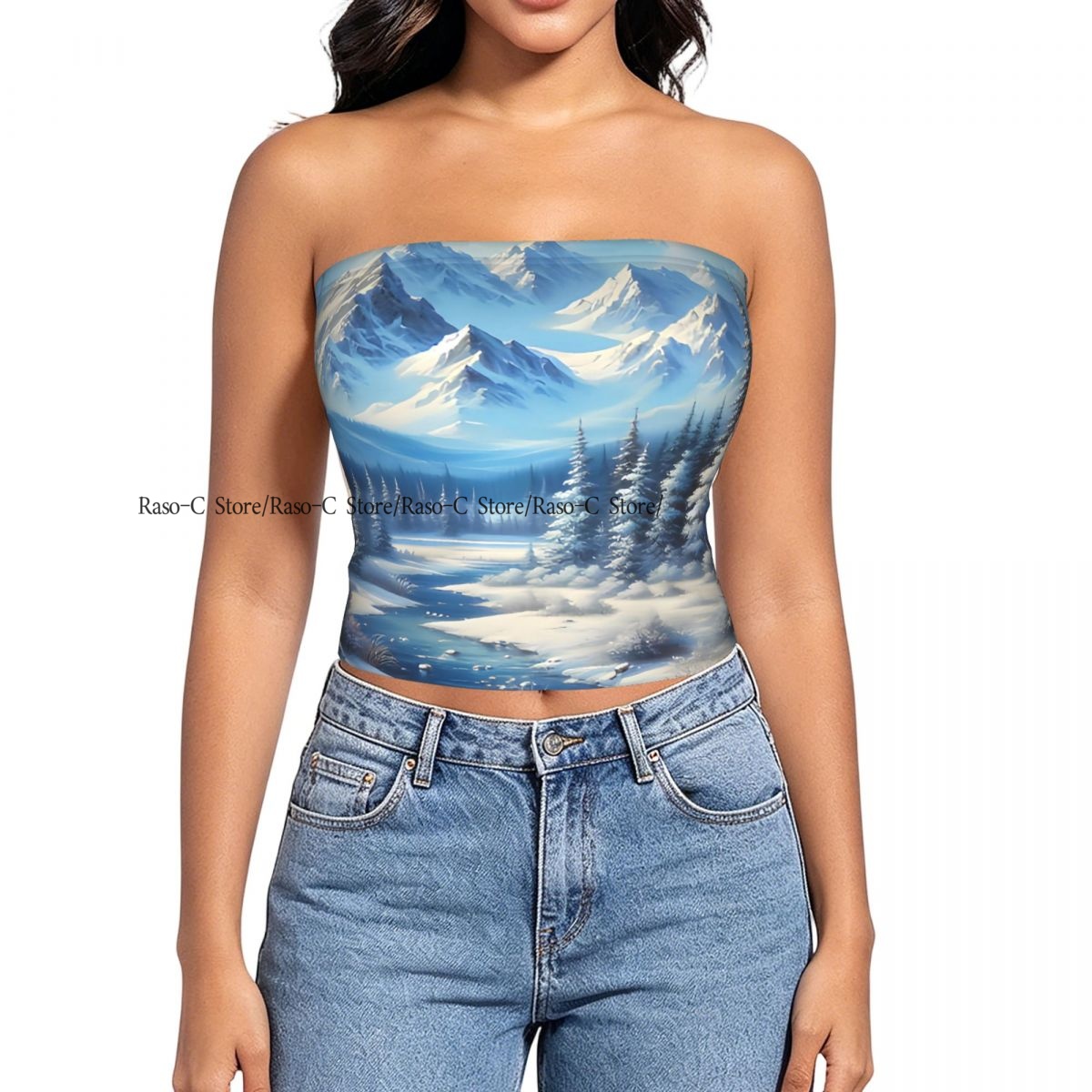 Women Block Crop Slim Tube Top - огляд і ціна Winter Clothing Youtube