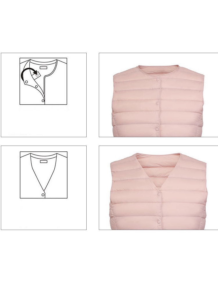 NewBang 90% Matt Fabric Women' - огляд і ціна Down Vest Ultralight