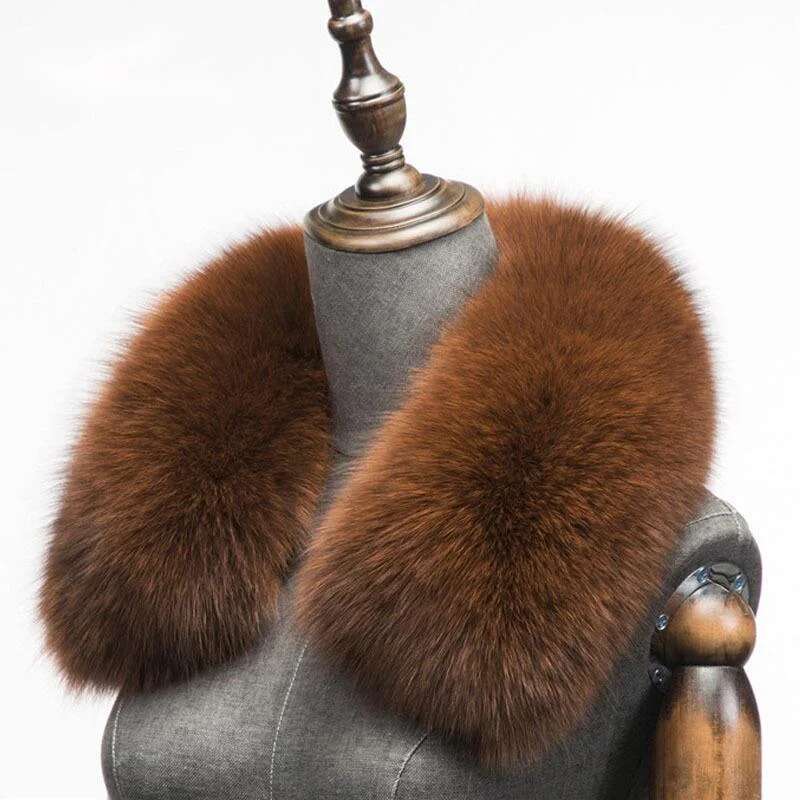 Winter Natural Fox Fur Scarf S - огляд і ціна Winter Clothing Matching