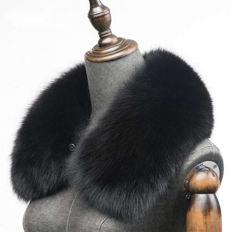 Winter Natural Fox Fur Scarf S - огляд і ціна Winter Clothing Matching