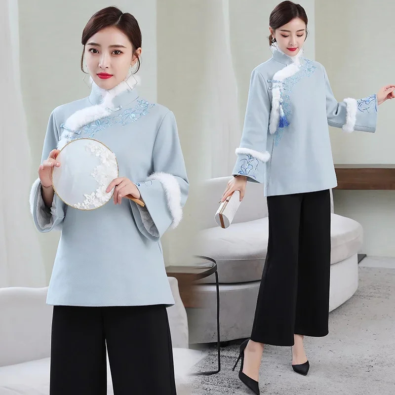 2026 Cheongsam Tops New Year C - огляд і ціна Winter Clothing Youtube