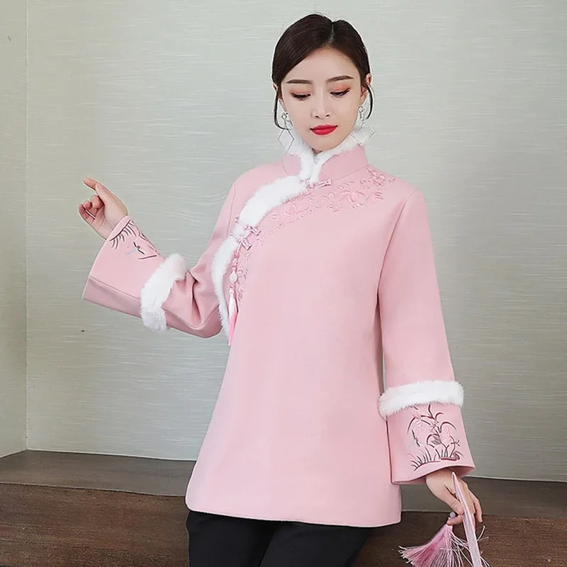 2026 Cheongsam Tops New Year C - огляд і ціна Winter Clothing Youtube