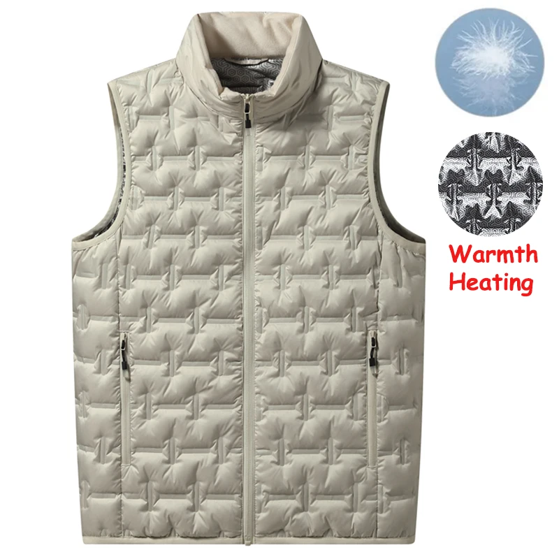 Men Winter New White Duck Down - огляд і ціна Down Vest Ultralight