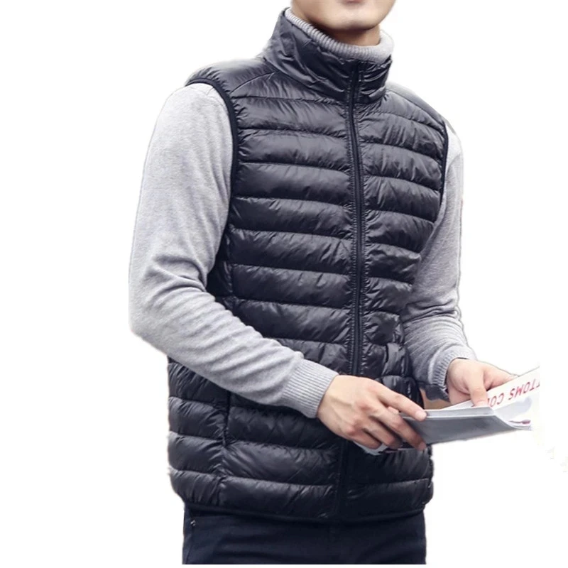 Autumn Winter Men Duck Down Ve - огляд і ціна Down Vest Ultralight