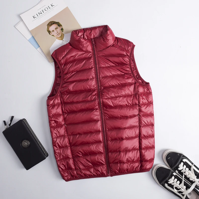Autumn Winter Men Duck Down Ve - огляд і ціна Down Vest Ultralight