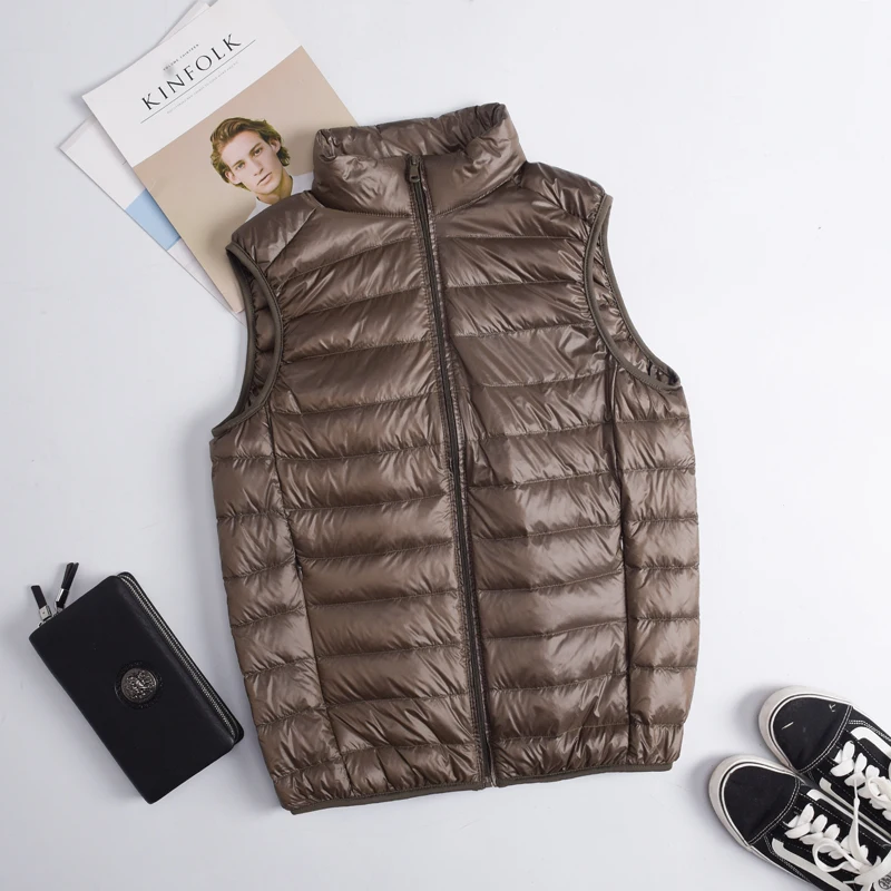Autumn Winter Men Duck Down Ve - огляд і ціна Down Vest Ultralight