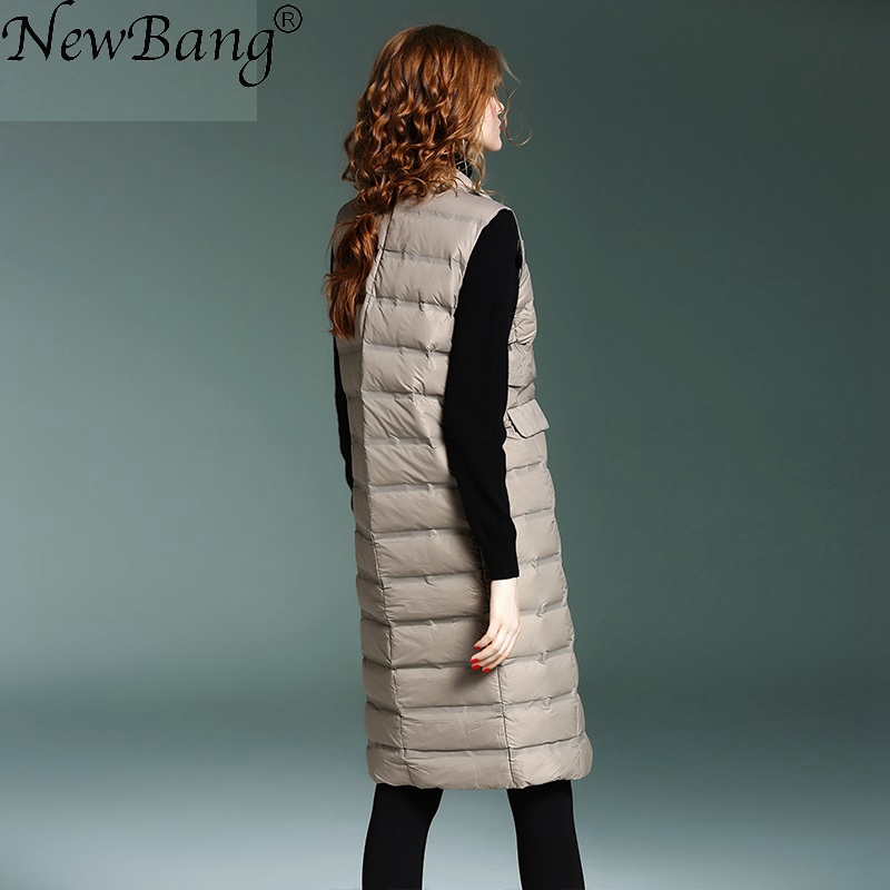 NewBang Brand Women's Long Ves - огляд і ціна Down Vest Ultralight