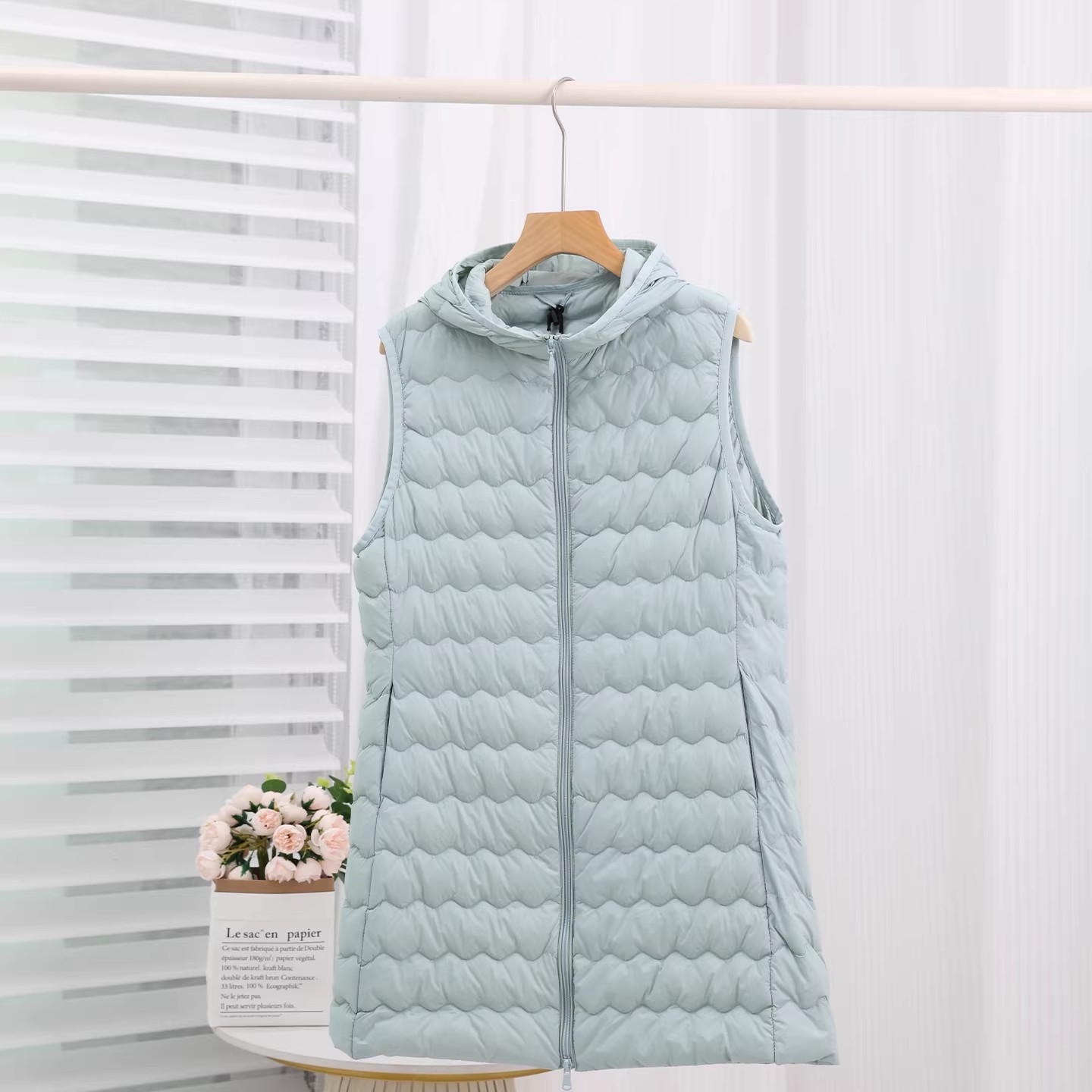 Autumn Winter Sleeveless Hoode - огляд і ціна Down Vest Ultralight