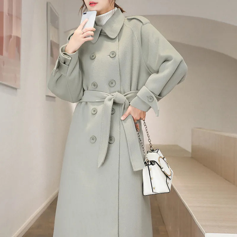 Women Woolen Coat Mid Length S - огляд і ціна Winter Clothing Youtube