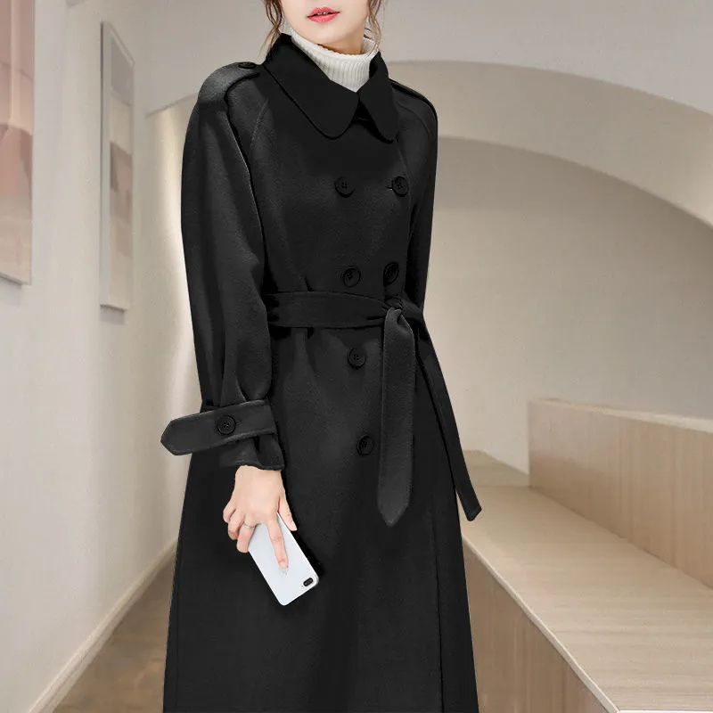 Women Woolen Coat Mid Length S - огляд і ціна Winter Clothing Youtube