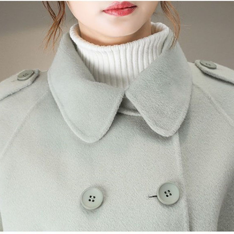 Women Woolen Coat Mid Length S - огляд і ціна Winter Clothing Youtube