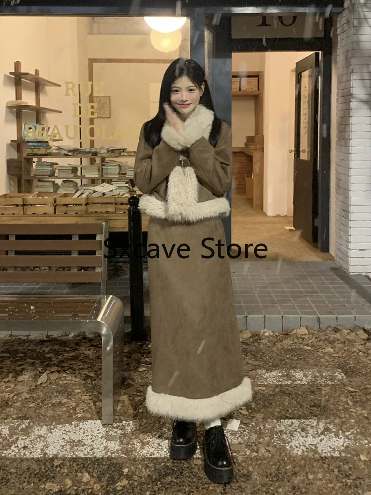 Autumn Retro Faux Fur 2 Piece  - огляд і ціна Winter Clothing Sale
