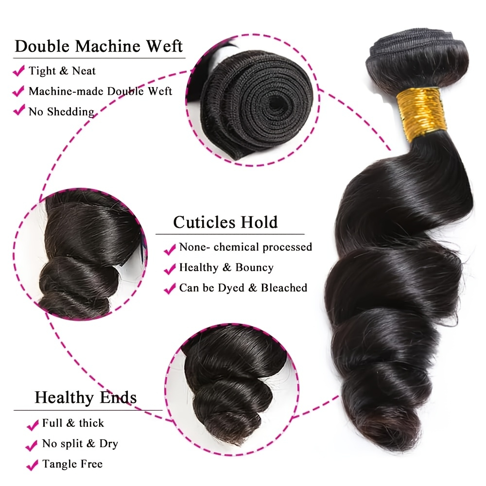 34 36 38 40 Inch Loose Wave Bu - огляд і ціна Winter Clothing Bundle